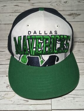'47 Brand Dallas Mavericks Hardwood Classics Snapback NBA Throwback Green Navy